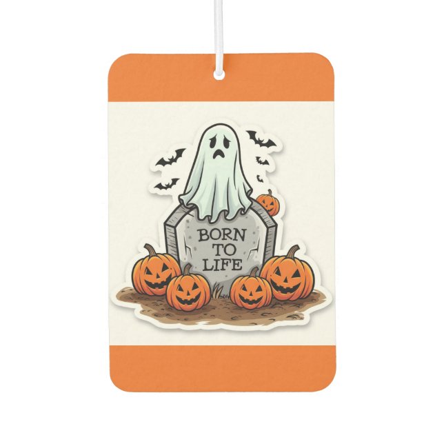 Halloween Ghost Air Freshener (Front)
