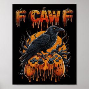 Halloween Ghost Baseball Drip Boys Kids Ice Cream  Poster