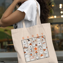 Halloween Ghost Bingo-Style