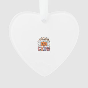 Halloween Ghost Boo Crew Cute Spooky Vintage_1 Ornament