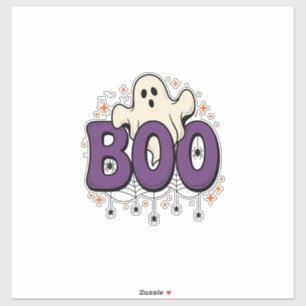 Halloween Ghost Boo Funny Spider Vintage_1