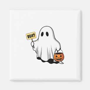 Halloween Ghost Boo Subtle Resist Trump 8647 Femin Magnet
