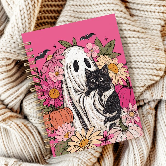 Halloween Ghost Cat iPhone / iPad case Notebook (Creator Uploaded)