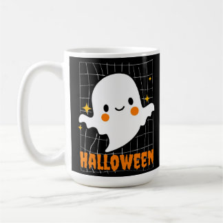 Halloween ghost coffee mug