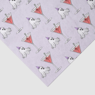 Halloween Ghost & Creepy Cocktail Tissue Paper