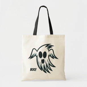 Halloween Ghost custom tote bags
