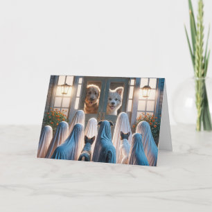 Halloween Ghost Dogs  Card