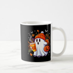 Halloween Ghost Drinking Ice Coffee Lover Ghost Gi Mug