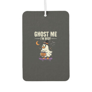 Halloween Ghost Duck Skateboard Design_1 Air Freshener