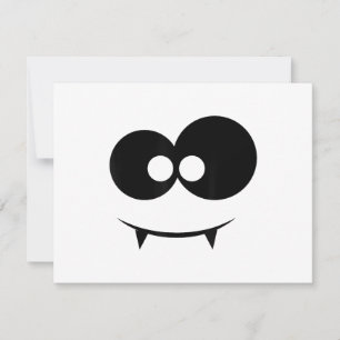 Halloween Ghost Face Save The Date
