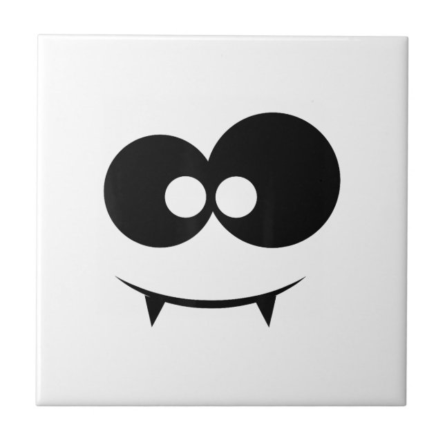 Halloween Ghost Face  Tile (Front)
