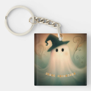 Halloween/Ghost/Fall/Whimsical Ornament Keychain