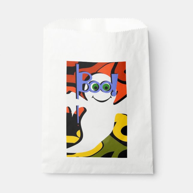Halloween Ghost Favour Bag (Front)