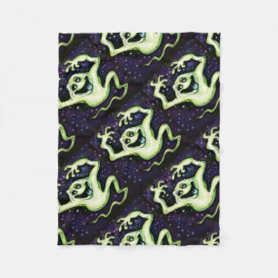 Halloween Ghost Fleece Blanket