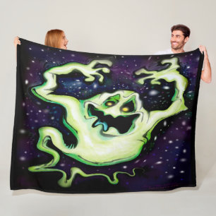Halloween Ghost Fleece Blanket
