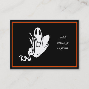 Halloween Ghost Floating Your Way! Business Card