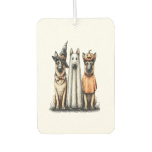 Halloween Ghost German Shepherd Dog Air Freshener