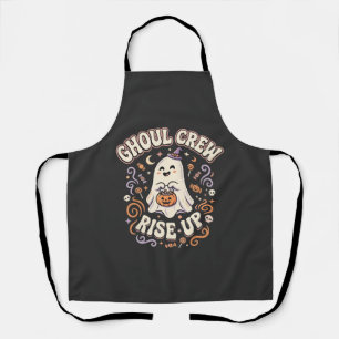 Halloween Ghost Ghoul Squad Apron