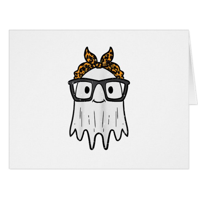 Halloween Ghost Glasses Cute (Front Horizontal)