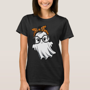 Halloween Ghost Gles Girl Ghost Costume Eyegl Wome T-Shirt