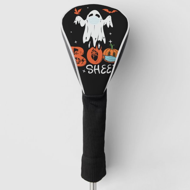 Halloween Ghost    Golf Head Cover (Front)