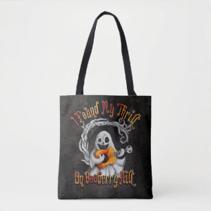 Halloween Ghost Guitar Booberry Hill  Tote Bag