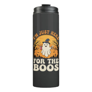 Halloween Ghost Here For The Boos Thermal Tumbler