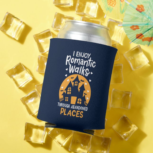Halloween Ghost Hunter Paranormal Investigator Can Cooler (In Situ Summer)