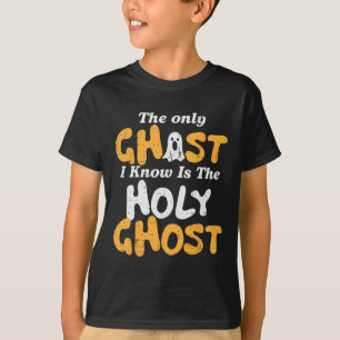 Halloween Ghost I Know Holy Christian Costume Men T-Shirt