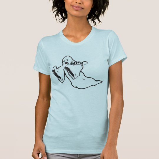 Halloween Ghost Illustration T-Shirt