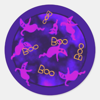 Halloween Ghost in the Night stickers