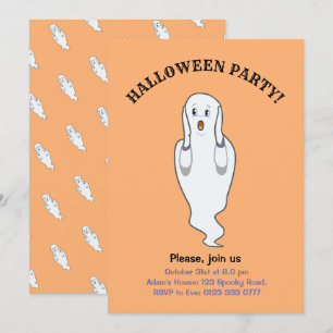 Halloween Ghost Invitation