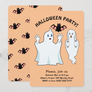 Halloween Ghost Invitation