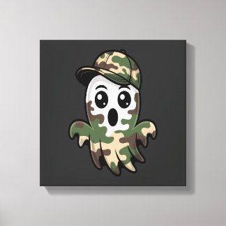 Halloween Ghost Kids Canvas Print