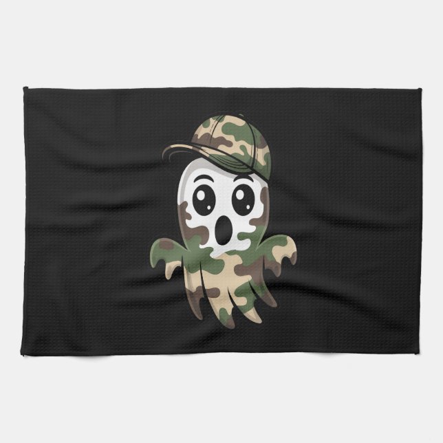 Halloween Ghost Kids Kitchen Towel (Horizontal)