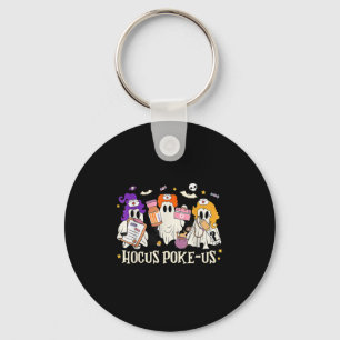 Halloween Ghost Nurse Hocus Ke Us Costume Scrub To Keychain