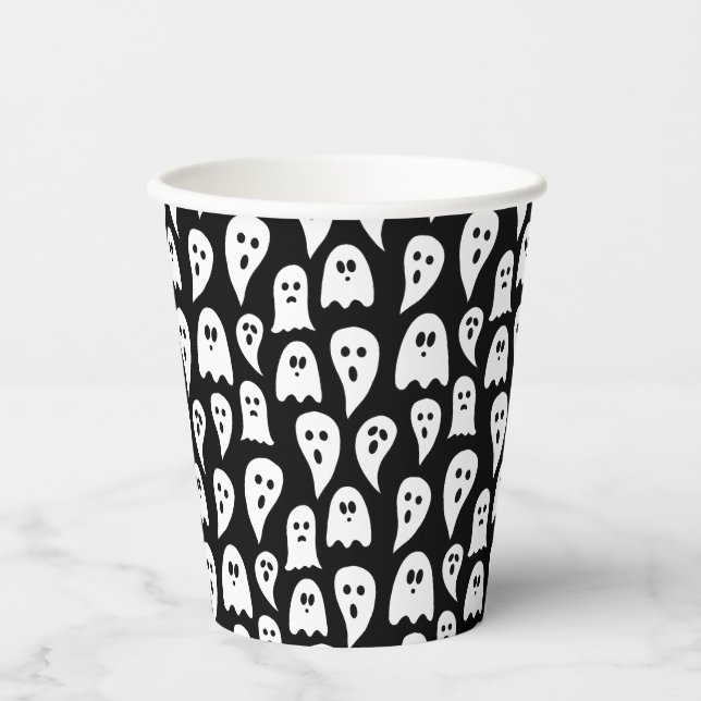 Halloween Ghost Paper Cups (Front)