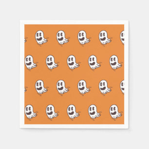 Halloween Ghost Pattern Paper Napkin