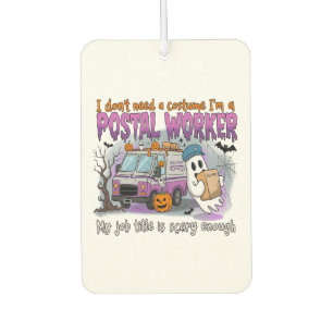 Halloween Ghost,Postal Worker Air Freshener