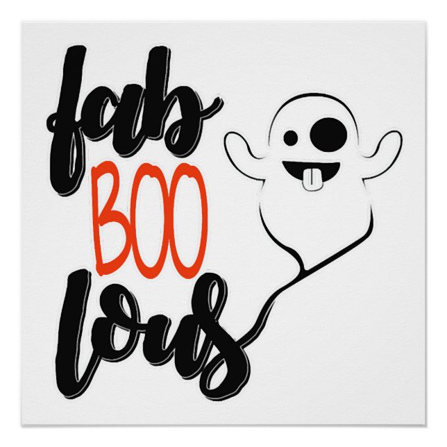 Halloween Ghost Poster (Front)