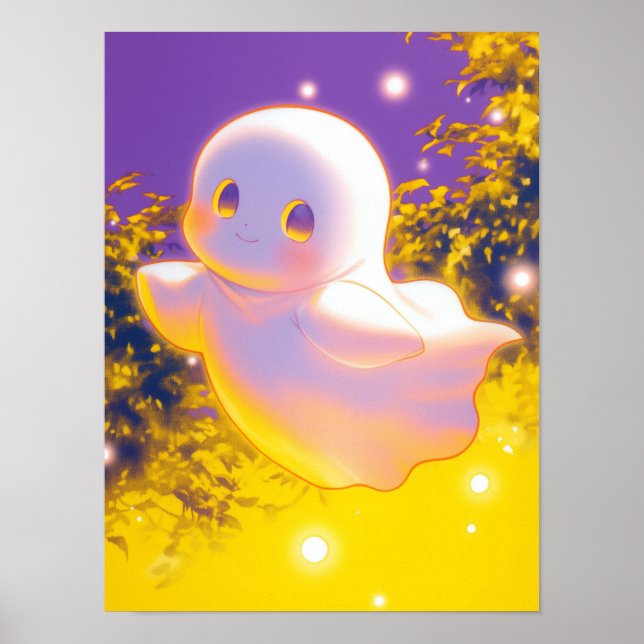 Halloween Ghost Poster (Front)