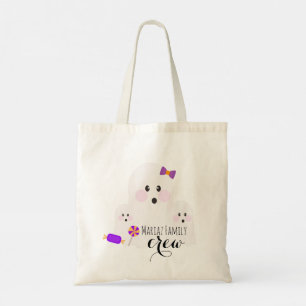 Halloween Ghost Pumpkin Booooo Crew Family Tote Bag