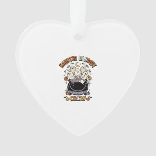 Halloween Ghost Pumpkin Crew Ornament