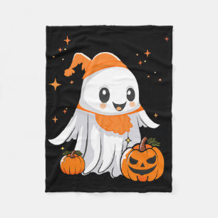 Halloween Ghost Pumpkin For Women Men Kids Boys Gi Fleece Blanket