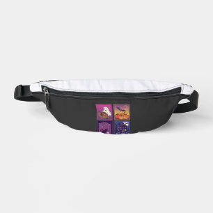 Halloween Ghost Pumpkins Black Cat Haunted House B Fanny Pack