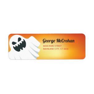 Halloween Ghost Return Address