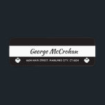 Halloween Ghost Return Address<br><div class="desc">Halloween Ghost Return Address Label. For further customization,  please click the "Customize it" button and use our design tool to modify this template.</div>