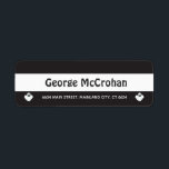 Halloween Ghost Return Address<br><div class="desc">Halloween Ghost Return Address Label. For further customization,  please click the "Customize it" button and use our design tool to modify this template.</div>
