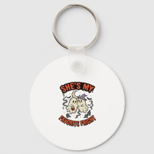 Halloween Ghost Romance Humour Keychain