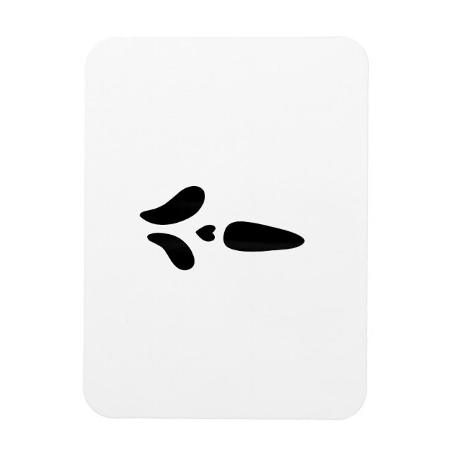 Halloween Ghost Scary Face Holiday Magnet (Vertical)